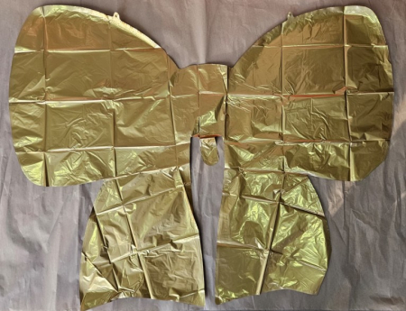 Balon folie funda aurie 90 x 70 cm [3]