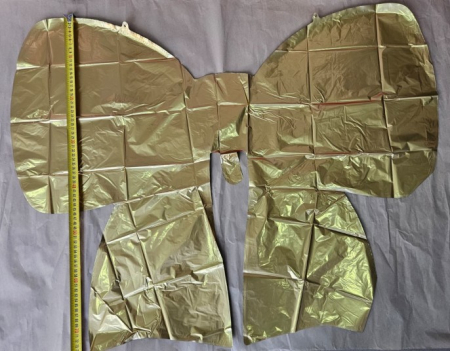 Balon folie funda aurie 90 x 70 cm [2]