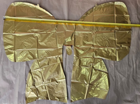 Balon folie funda aurie 90 x 70 cm [1]