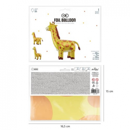 Balon folie Girafa 3D 71 cm [11]
