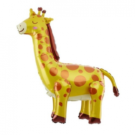 Zoo - Decoratiuni pentru petrecere tematica - Balon folie Girafa 3D 71 cm