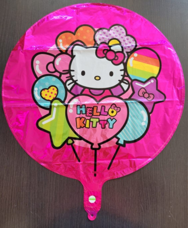 Balon folie Pisica Hello Kitty Rainbow Happy Birthday 43cm [1]