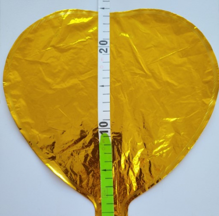 Balon folie inima aurie 24 cm [1]