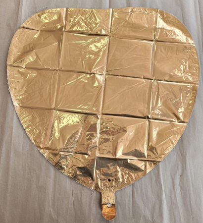 Balon folie inima auriu 56 cm [1]