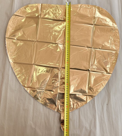 Balon folie inima auriu 56 cm [2]