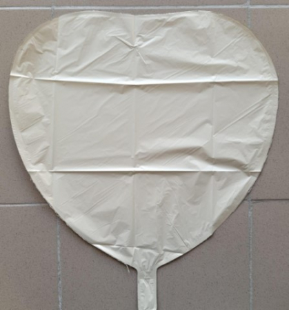 Balon folie inima crem 46 cm [1]