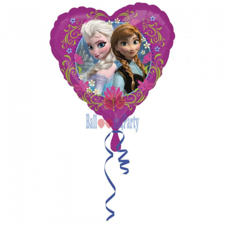 Balon folie inima Frozen Ana Elsa 43 cm [0]