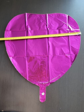 Balon folie inima mov / purple 45 cm [2]