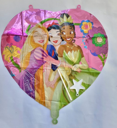Balon Folie Inima 46cm Printese Disney, 94990 [1]