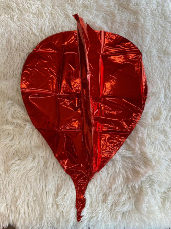 Balon folie inima rosie 3D 58 cm [3]