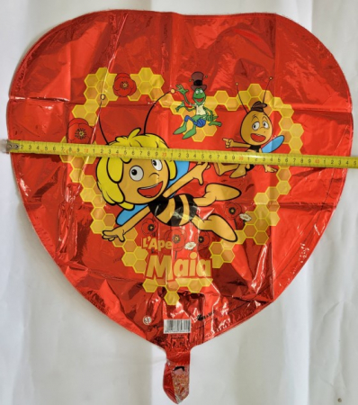 Balon folie inima rosie Albinuta Maya 46 cm [2]