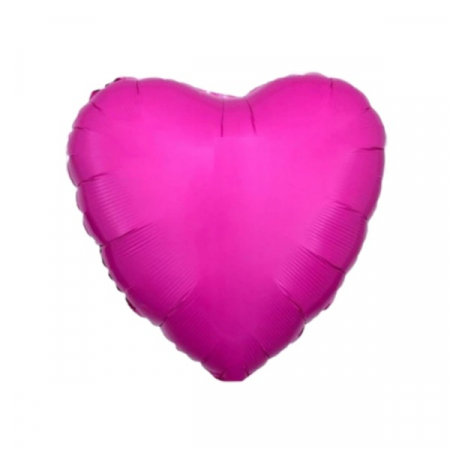 Valentine's Day & Dragobete - Baloane & Decoratiuni - Balon folie inima roz Bubble Gum 43 cm