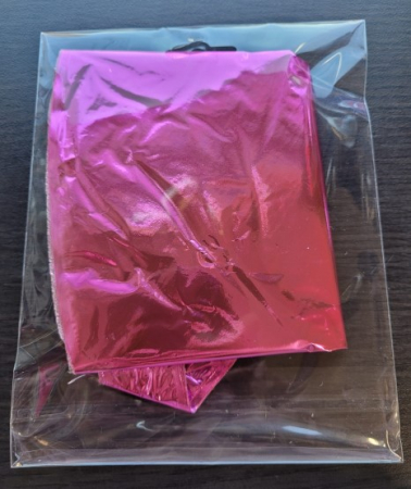Balon folie inima roz deschis metalizat 45cm [2]