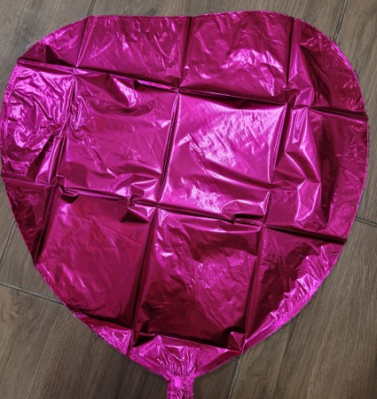 Balon folie inima roz magenta 46 cm [1]