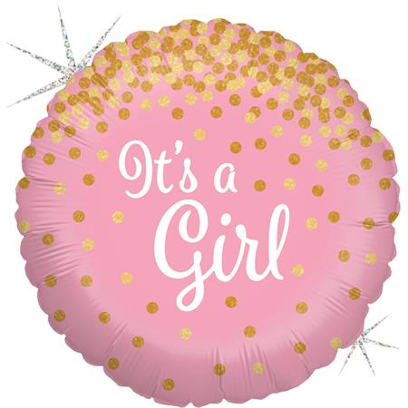 Botez fata - Baloane - Balon folie It's a girl buline 45cm