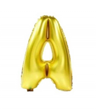 Black Friday - Balon folie litera "A" auriu 40 cm