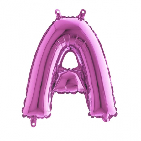 Balon folie litera A roz 36 cm [0]