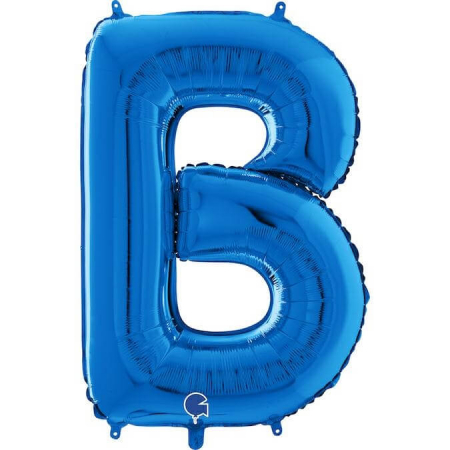 Balon folie litera B albastru 66 cm [0]