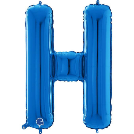Balon folie litera H albastru 66 cm [0]