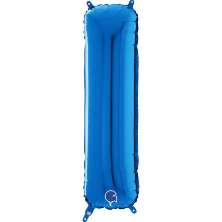 Balon folie litera I albastru 66 cm [0]