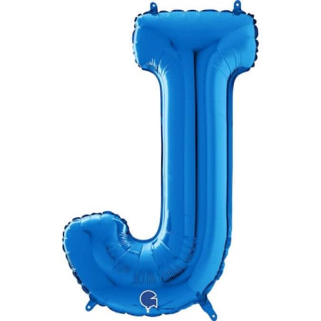 Balon folie litera J albastru 66 cm [0]