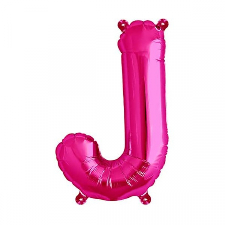 Black Friday - Balon folie litera J roz 40 cm