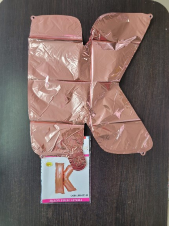 Balon folie litera K rose gold 40 cm [1]