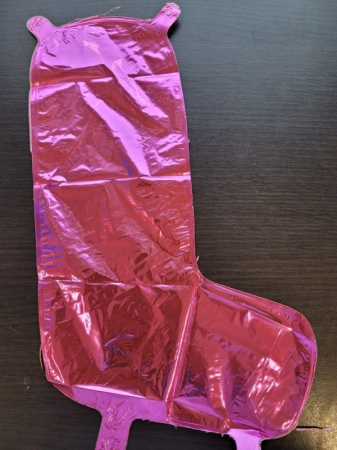 Balon folie litera L roz 36 cm [2]