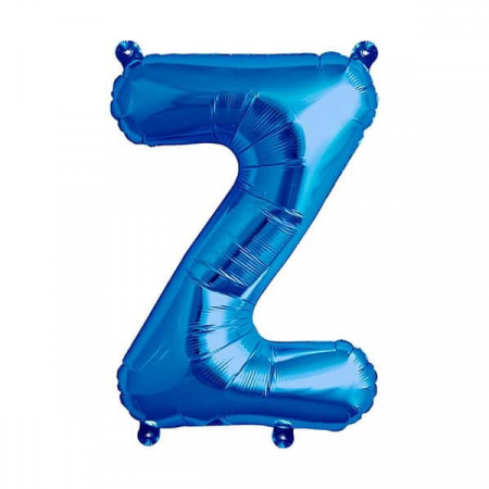 Baloane folie 66 cm - Balon folie litera Z albastru 40cm