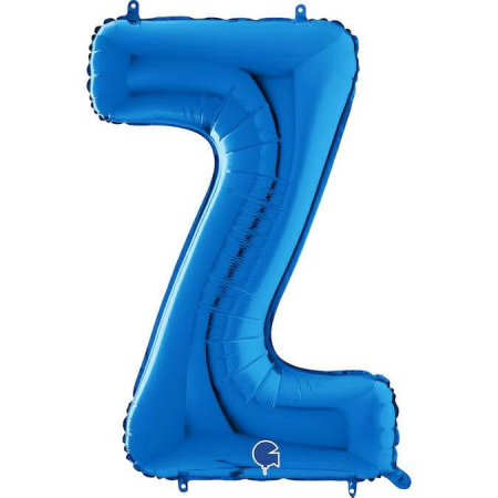 Baloane folie 66 cm - Balon folie litera Z albastru 66 cm
