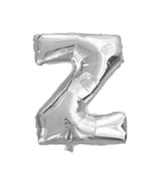 Baloane folie 66 cm - Balon folie litera "Z" argintiu 40 cm