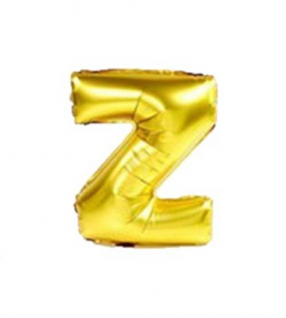Baloane folie 66 cm - Balon folie litera "Z" auriu 40cm