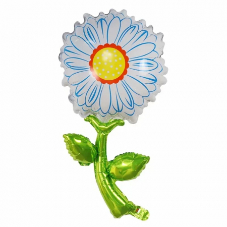 Unicorn - Decoratiuni pentru petrecere tematica - Balon folie margareta 75 cm