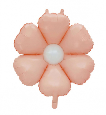 Baloane din folie - diverse modele - Balon folie margareta / Daisy piersica 70 cm