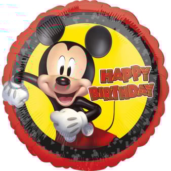 Mickey Mouse - Baloane - Balon folie Mickey Mouse Happy Birthday Forever 43 cm