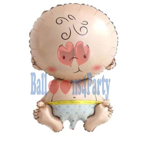 Balon folie mini figurina bebe baiat mic 25 cm [1]