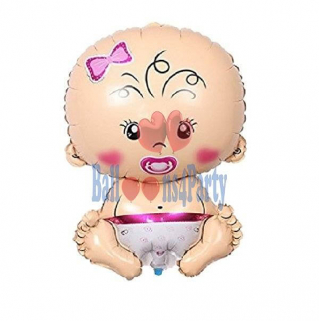 Balon folie mini figurina bebe fata mic 25 cm [1]