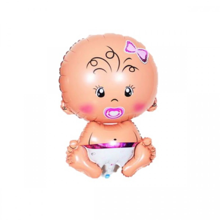 Balon folie mini figurina bebe fata mic 25 cm [0]