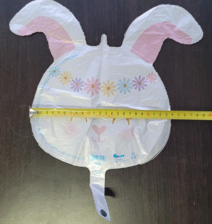 Balon folie mini figurina cap iepuras 23 cm [2]