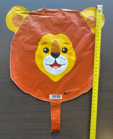Balon folie mini figurina cap leu 27 * 29 cm [2]