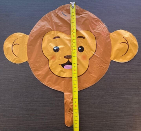 Balon folie mini figurina cap maimuta 40 * 26 cm [2]