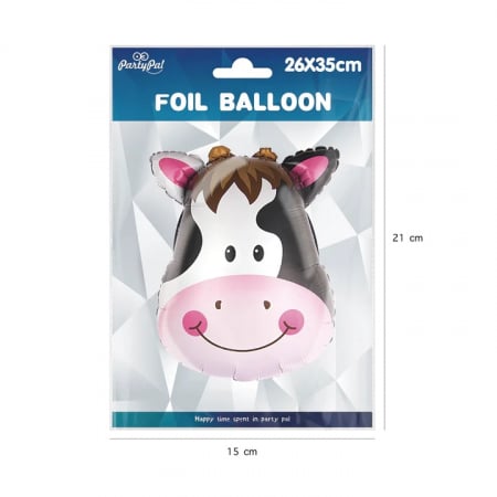 Balon folie mini figurina Cap Vaca / Vacuta 26 cm [3]