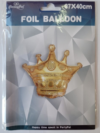 Balon folie mini figurina coroana aurie 37 x 40 cm [4]