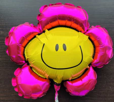 Balon folie mini figurina floare 30 cm [3]