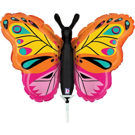 Fluturi - Baloane & Decoratiuni - Balon folie mini figurina fluturas 43 x 27 cm