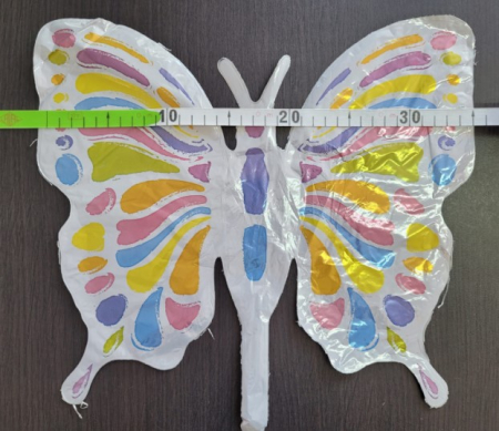Balon folie mini figurina fluturas multicolor 35 cm [2]