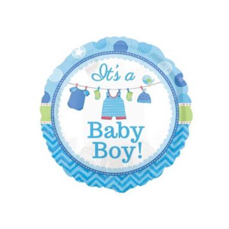 Promotii - Balon folie mini figurina It`s a boy 25 cm