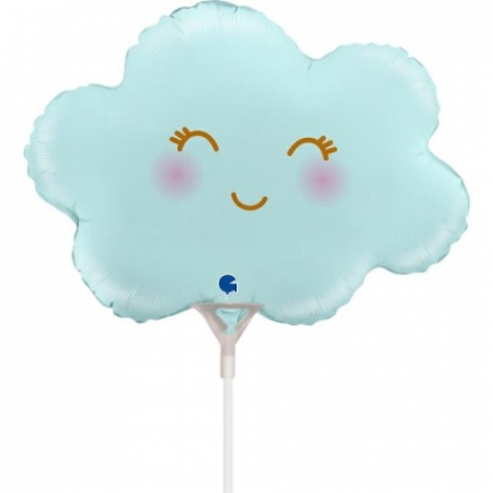 Baloane folie - Balon folie mini figurina norisor albastru 34 x 26 cm