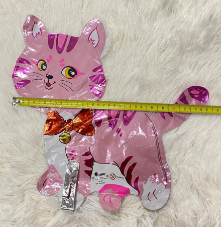 Balon folie mini figurina pisica roz 37 * 35 cm [3]