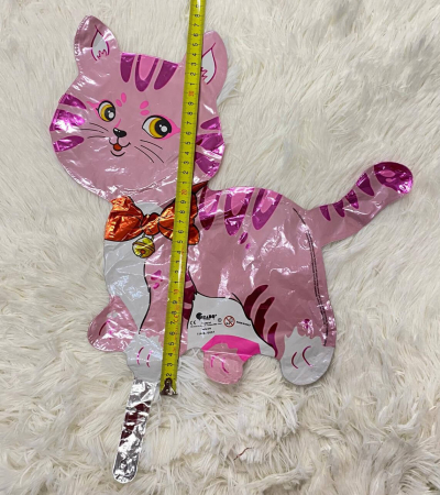 Balon folie mini figurina pisica roz 37 * 35 cm [2]
